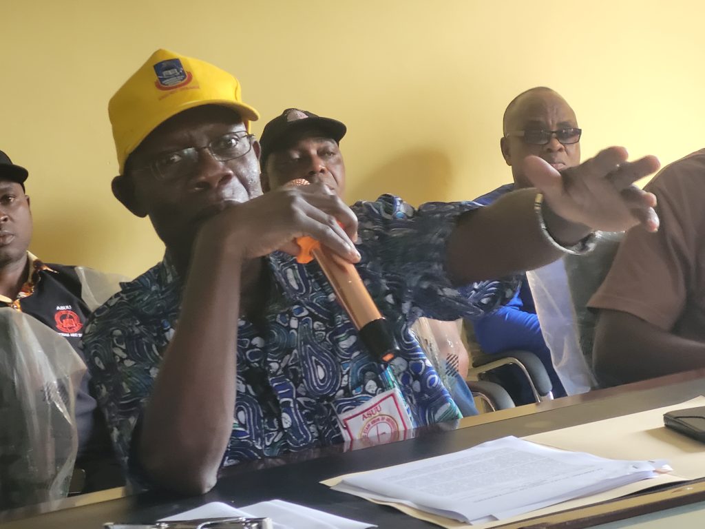 Prof. Igbafen sworn-in as Police seal off Edo NLC secretariat Prof. Igbafen sworn-in as Police seal off Edo NLC secretariat
