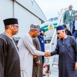 Shettima arrives in London to accompany Buhari’s remains back to Nigeria