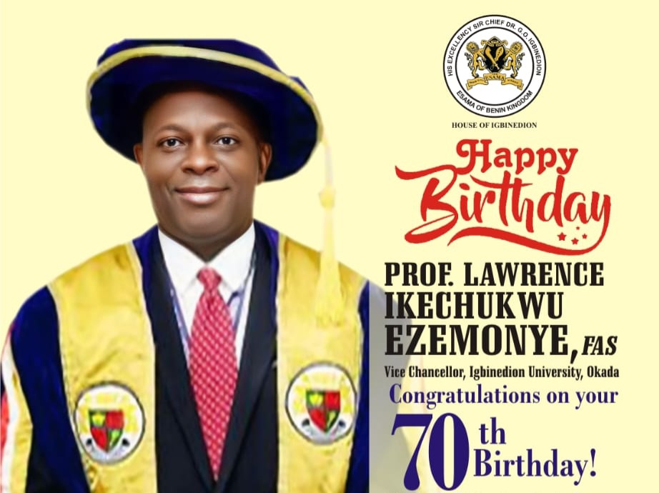 Igbinedion, Azinge, Ize-Iyamu, others grace Prof. Ezemonye’s 70th Birthday