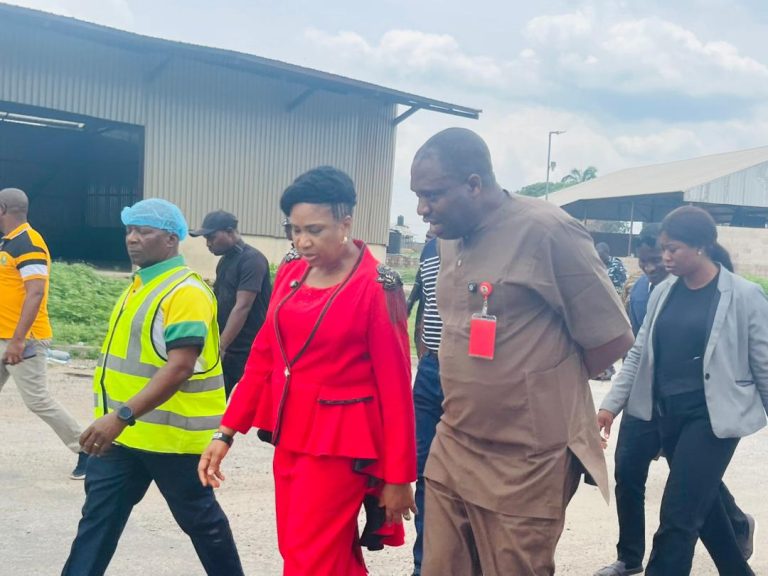 UBTH CMD,  Prof. Ize-Iyamu pays visit to Prime Feed and Flour Mills Limited