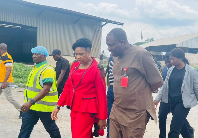 UBTH CMD,  Prof. Ize-Iyamu pays visit to Prime Feed and Flour Mills Limited