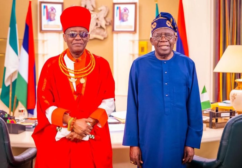 Oba of Benin Visits President Tinubu, Strengthening Commitment to Edo Development