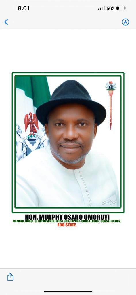 Three Year Legislative Milestone: A Chronicle of Hon. Murphy Osaro Omoruyi’s Achievements