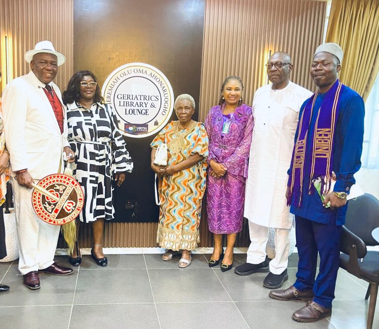 UBTH hails Ahonaruogho’s family donation of State of the Art Geriatrics Library and Lounge