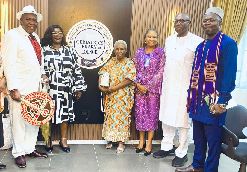 UBTH hails Ahonaruogho’s family donation of State of the Art Geriatrics Library and Lounge